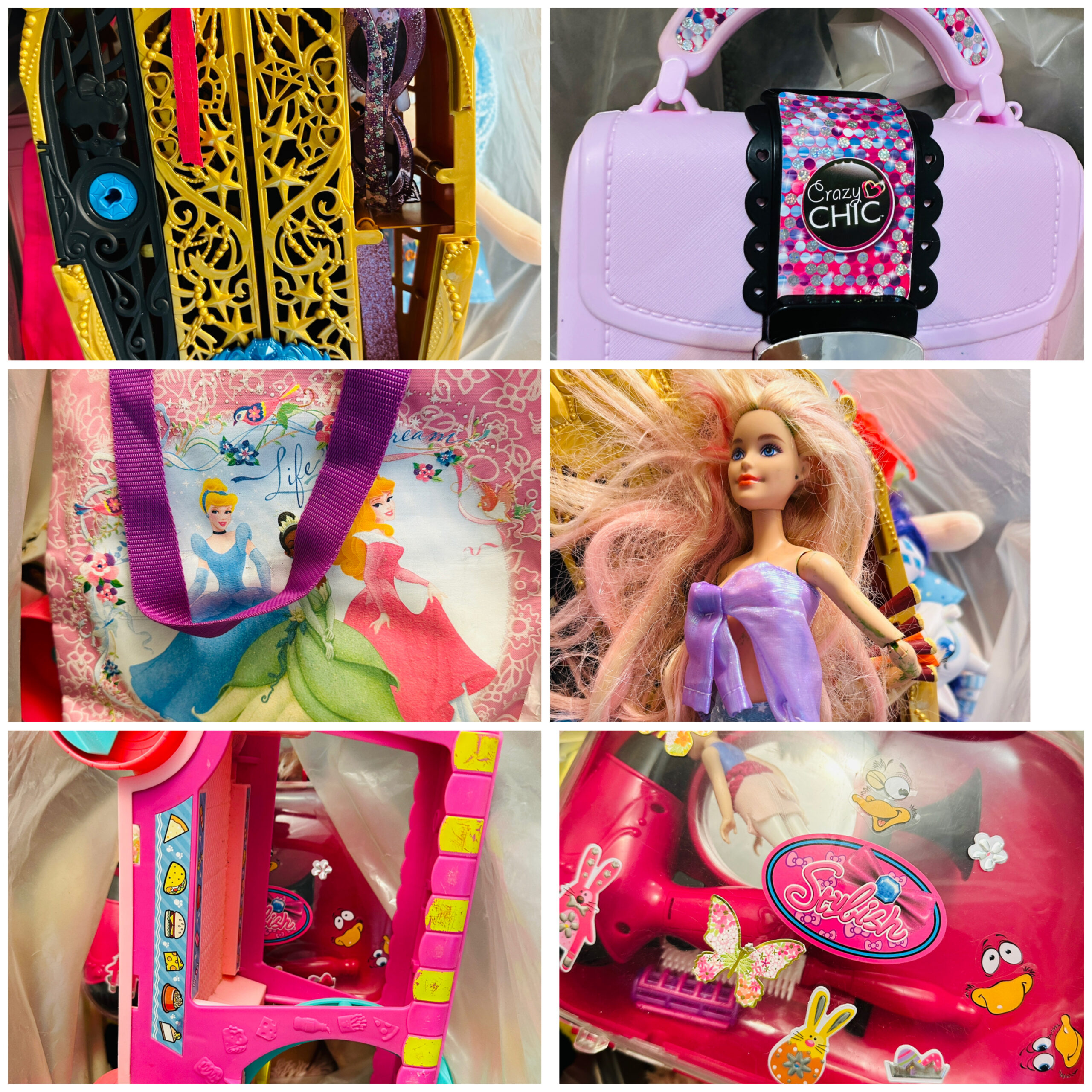 Tüdrukute mänguasjakott 60l